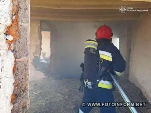 Пожежі на Кіровоградщині: горіли пять будівель та споруд