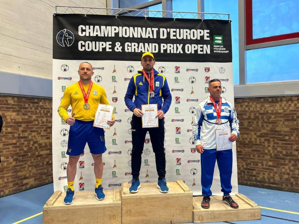 Спортсмен із Кіровоградщини став чемпіоном Європи з гирьового спорту
