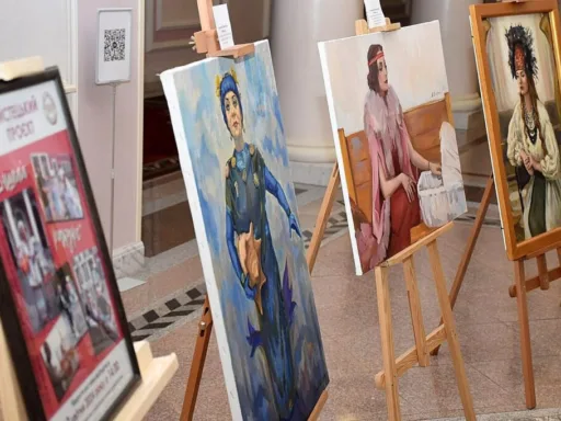 У Театрі Корифеїв відкрили унікальну виставку картин