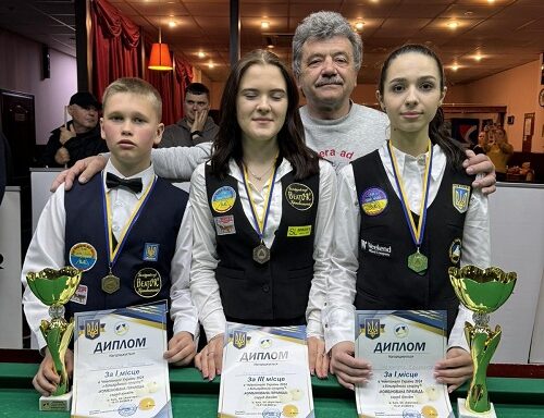 Юні більярдисти з Кропивницького вибороли перемогу на чемпіонаті України