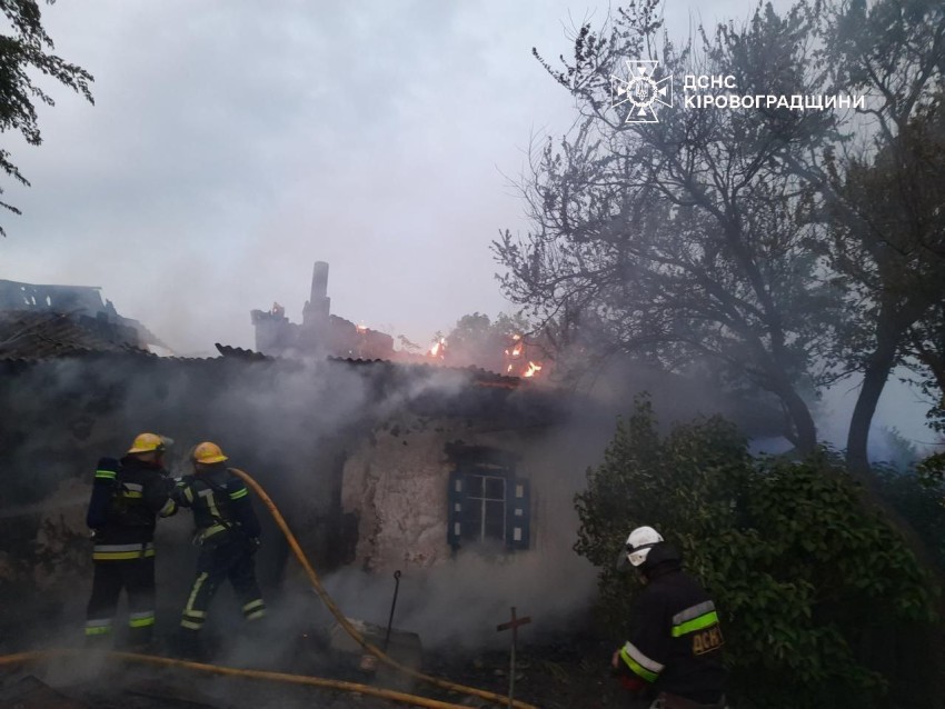 На Кіровоградщині під час пожежі загинула жінка та її донька