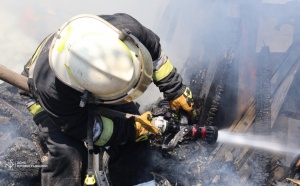 У Кропивницькому ліквідовано пожежу в приватному житловому секторі (ФОТО)
