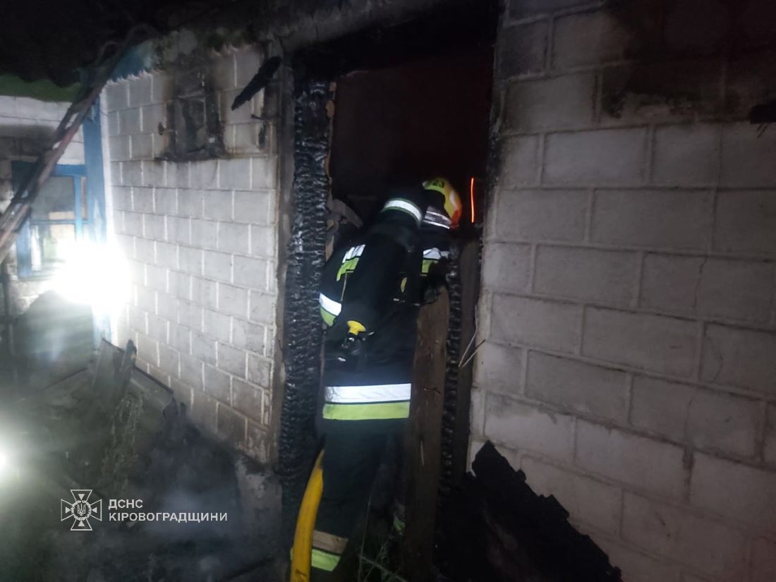 У Кропивницькому районі під час пожежі знайшли тіло 64 річного чоловіка